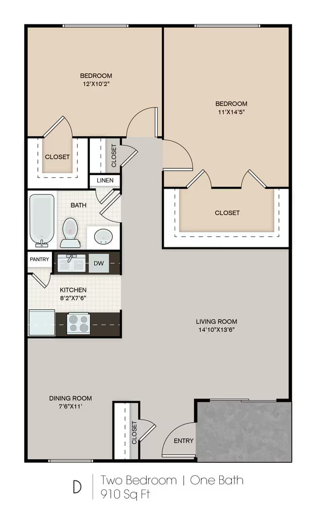 B2-D 1201 floor plan