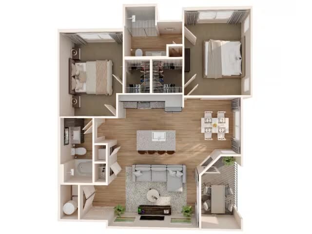 Kinship 3-3302 floor plan