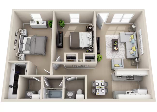 2x1.5 819 floor plan