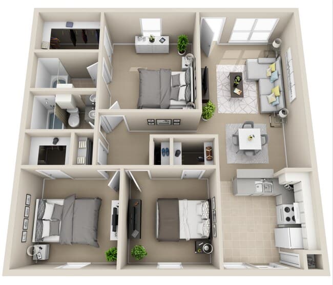3x2 1204 floor plan