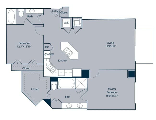 Unit 1-526 floor plan