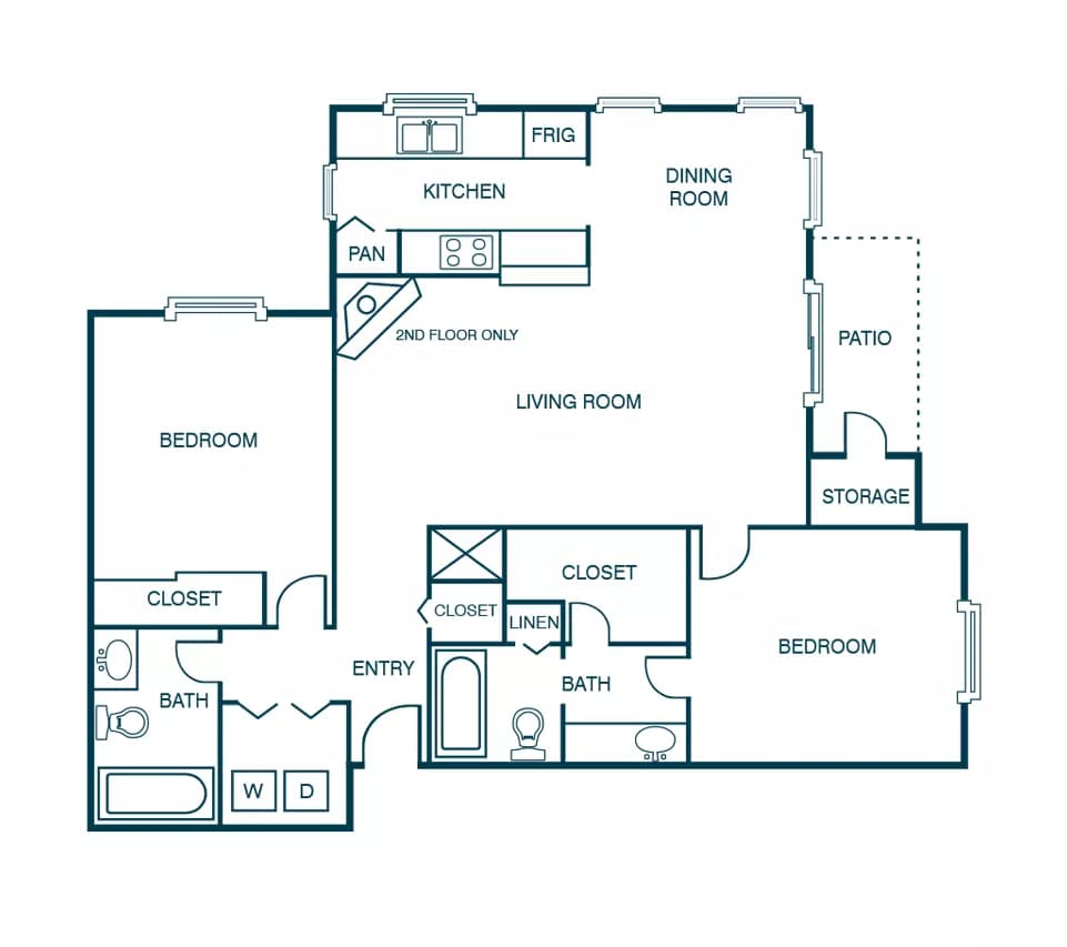 2DF floor plan