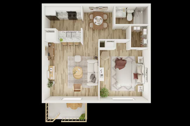 Unit 507 floor plan