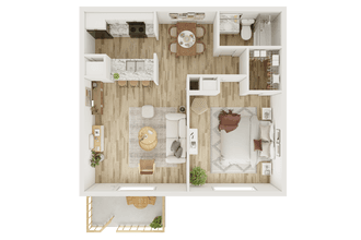 1x1 REEP Reno 515 floor plan