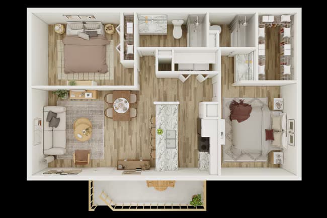 Unit 1116 floor plan