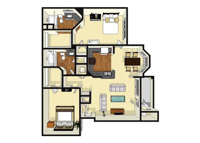 Eden 02303P floor plan