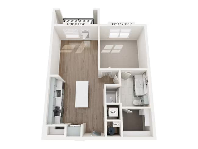 Unit 1351 floor plan