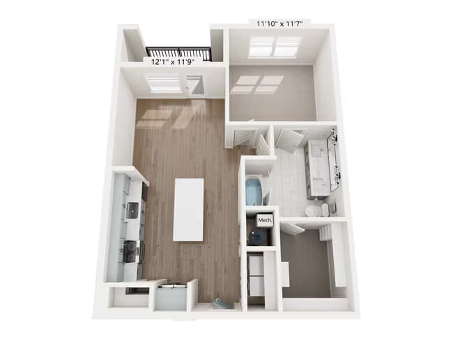 Unit 2315 floor plan