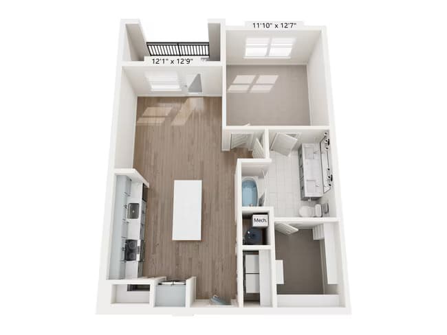 Unit 2228 floor plan