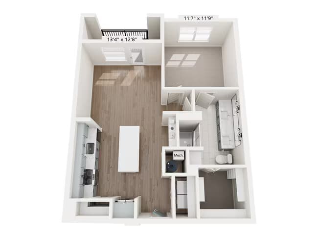 Unit 2320 floor plan