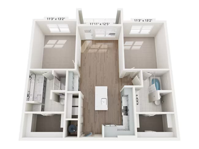 Unit 2314 floor plan