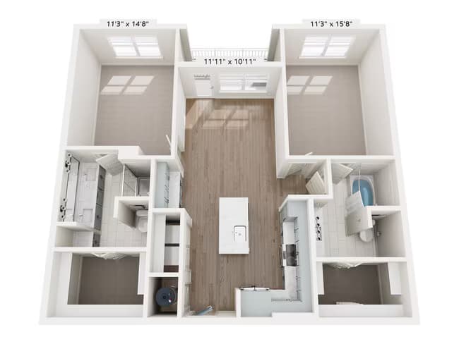 Unit 1306 floor plan