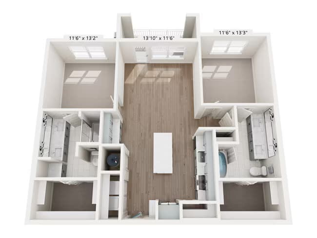 Unit 2216 floor plan