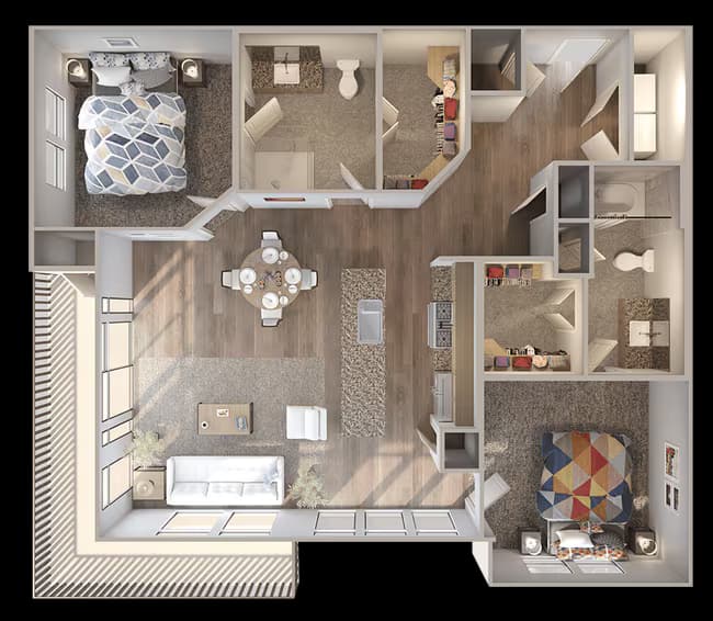 B2D 2616 floor plan