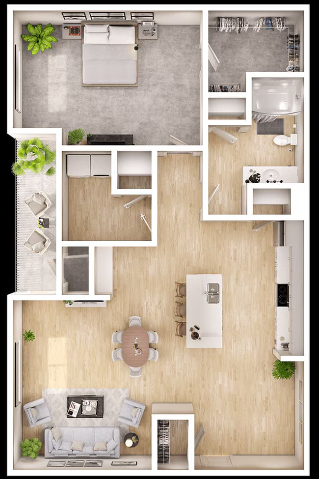 Unit 02-209 floor plan