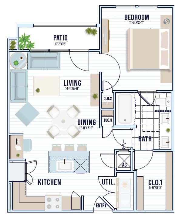 A4 1-1103 floor plan