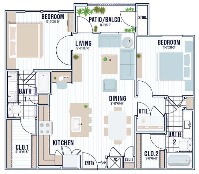 B2 5-5316 floor plan