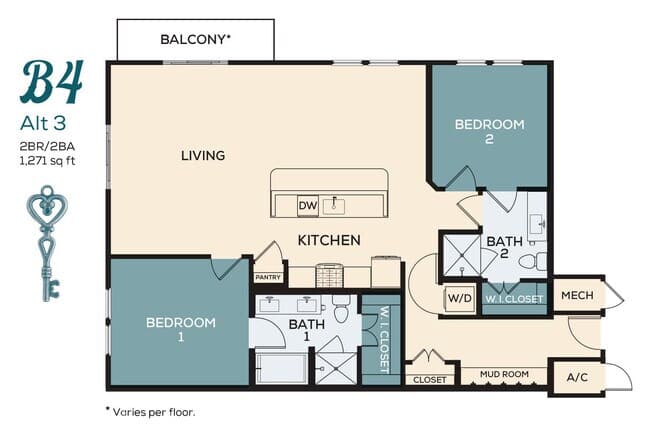 Unit 366 floor plan
