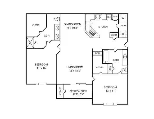 Juniper 00-18204 floor plan