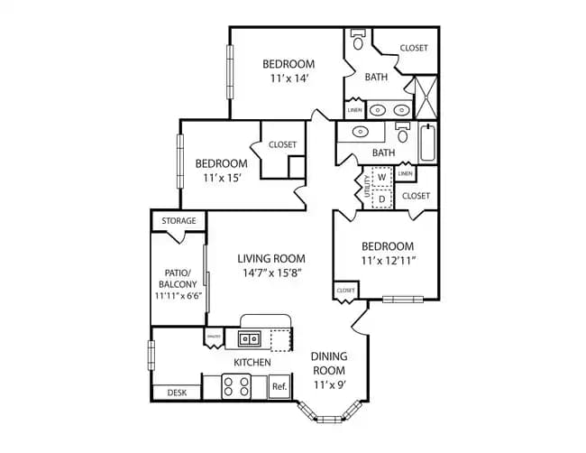 Maple 00-8201 floor plan