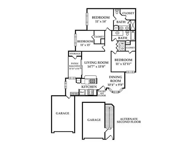Post Oak 00-7202 floor plan