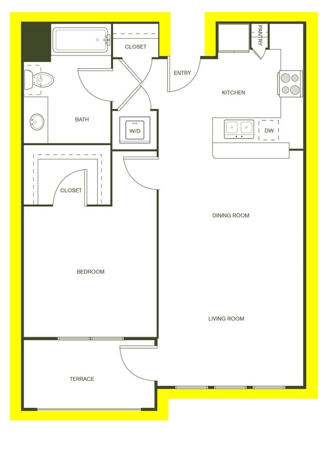 Unit 2125 floor plan