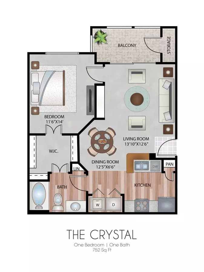 The Crystal 1125 floor plan