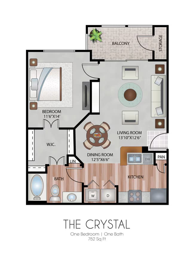 The Crystal 1335 floor plan