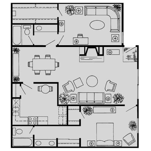 C 4344 floor plan