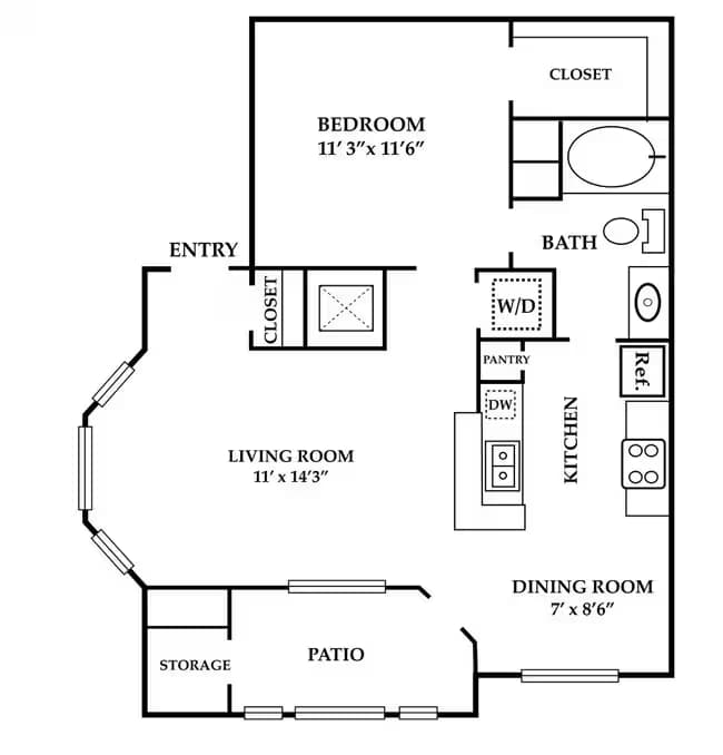 A1 01-222 floor plan