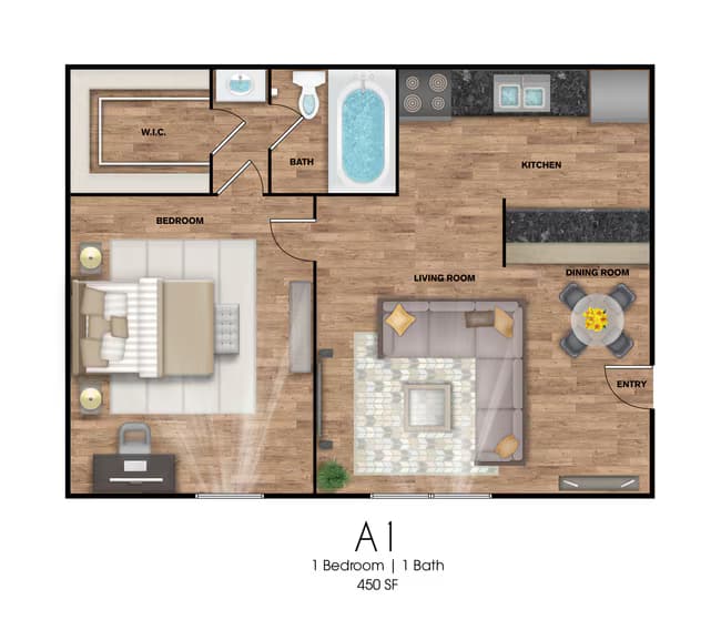A1-Designer floor plan