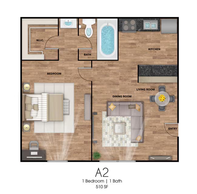 A2-D floor plan