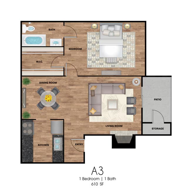 A3-P floor plan