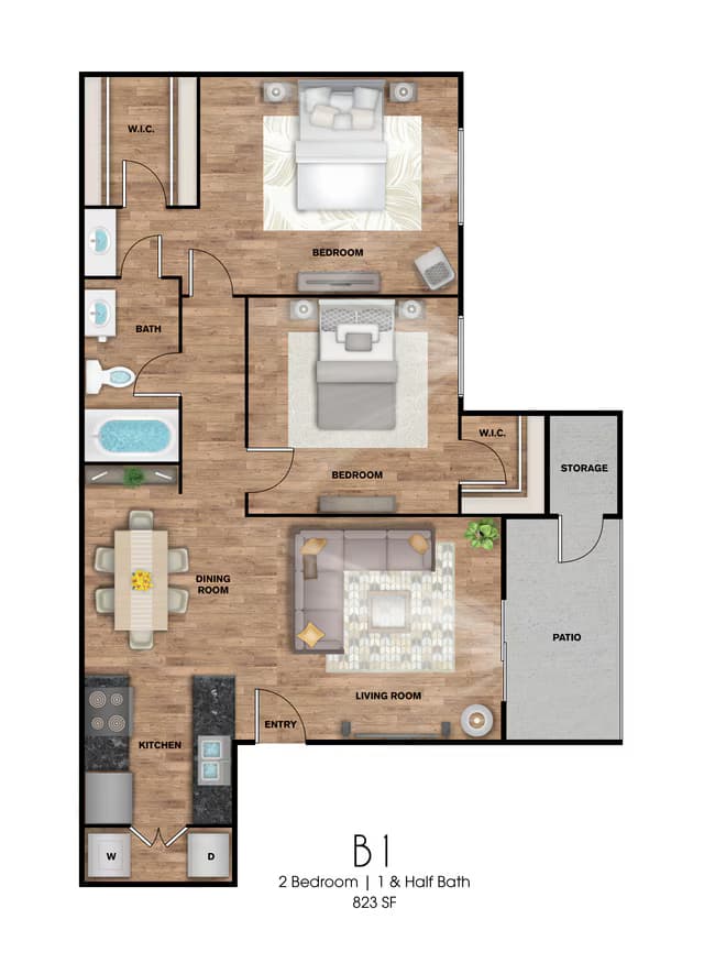 B1-P floor plan