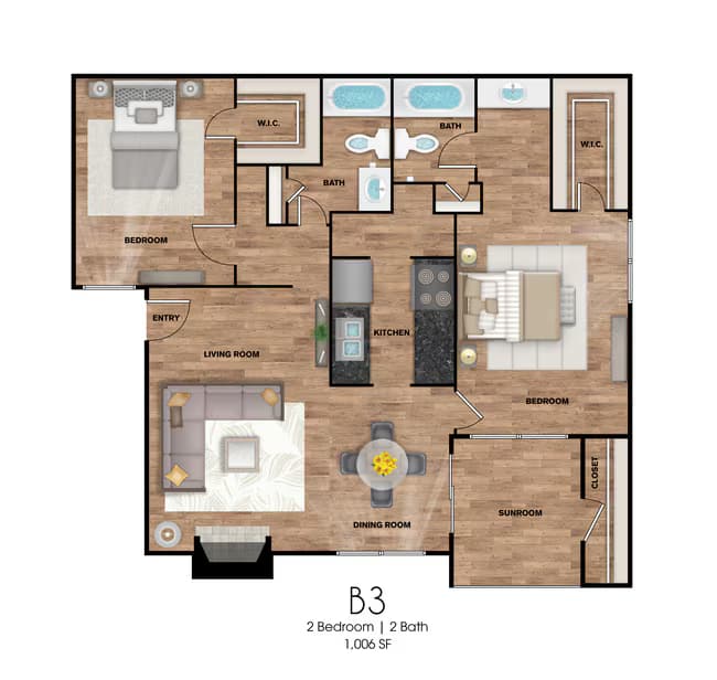 B3-P floor plan