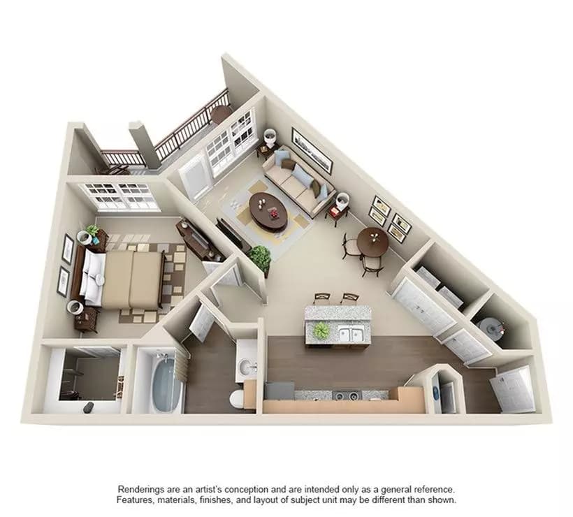 A1 1307 floor plan
