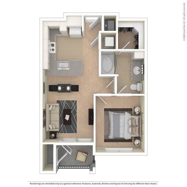 A1 2307 floor plan