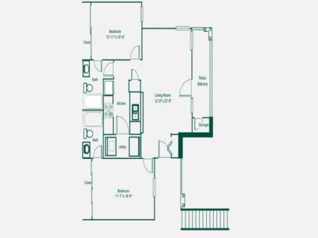 D 2X2 716 floor plan