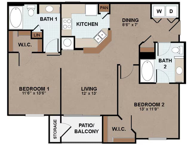 Unit 913 floor plan