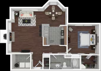 Unit 0921 floor plan