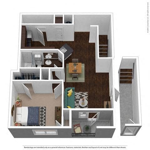 A3G - Attached Garage Included 19108 floor plan