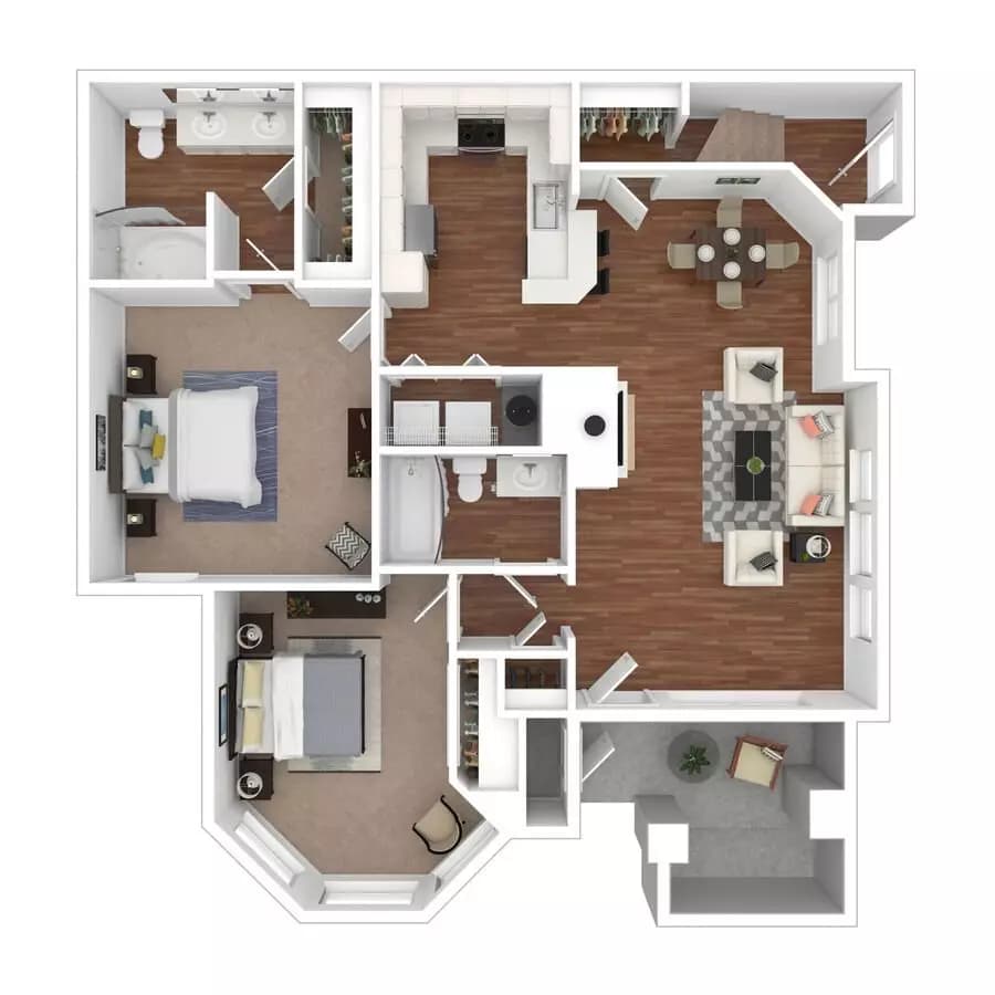 Unit 1317 1317 floor plan