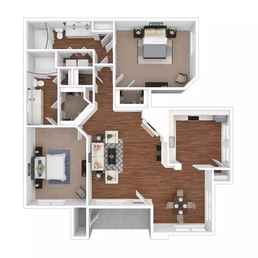 B2 402 floor plan