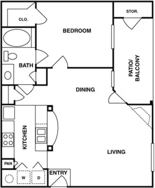 Unit 1313 1313 floor plan