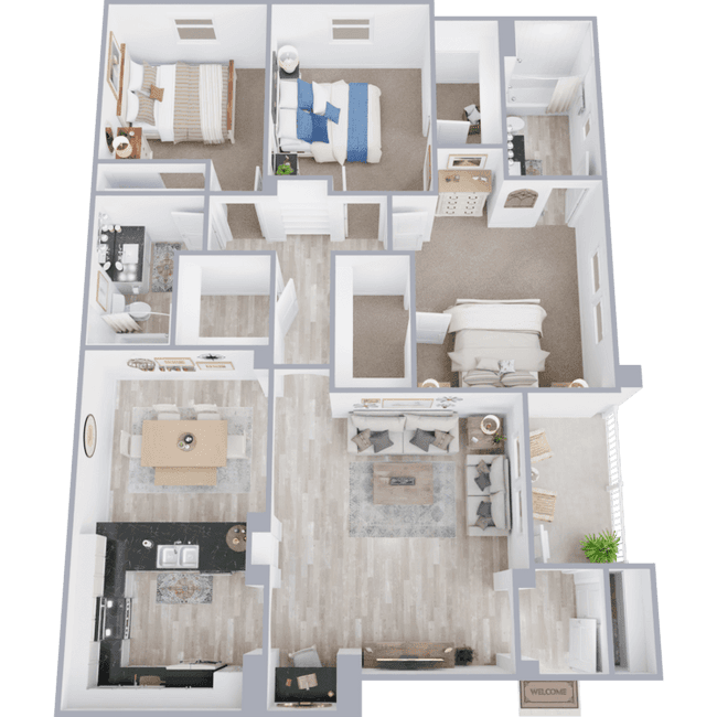 C2R - Del Mar - Renovated K12 floor plan