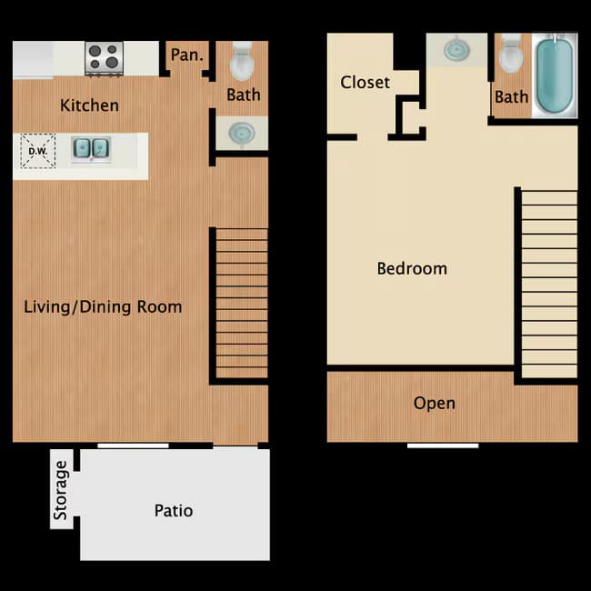 1 TH 11 floor plan