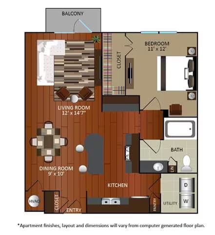 A1 129 floor plan