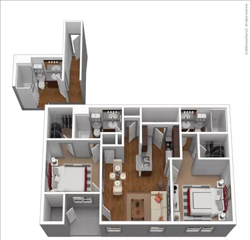 B3G - Attached Garage Included 14103 floor plan