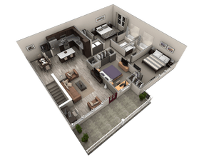 3 BR Grand Overlook 1215 floor plan