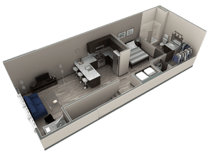 Studio Grand Overlook 1002 floor plan